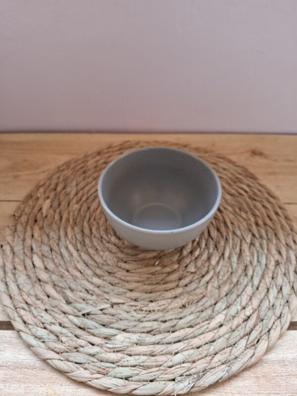 Grey small soup bowls