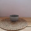 Grey small soup bowls