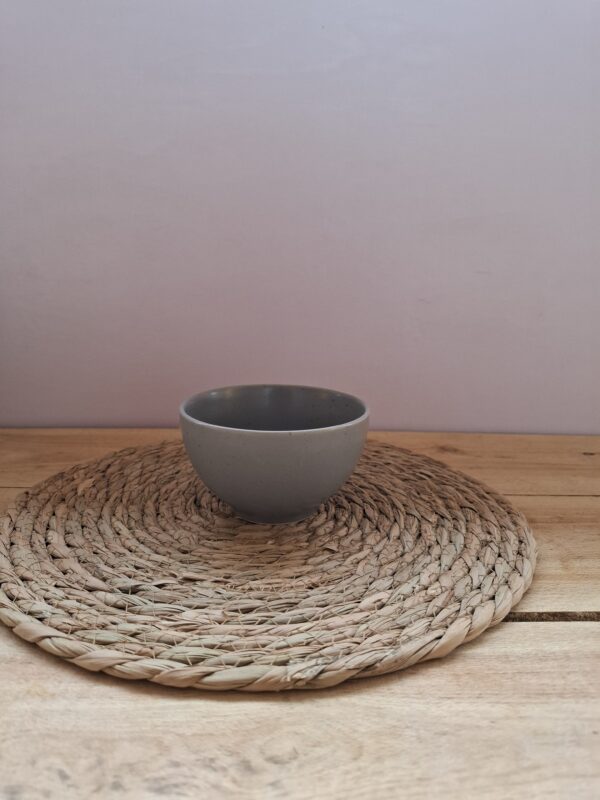 Grey small soup bowls