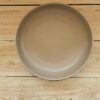 Wide brown serving bowl