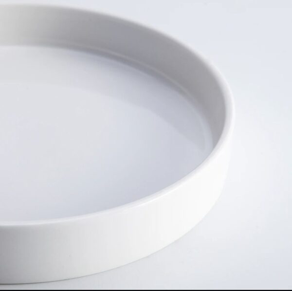 Wide white bowl