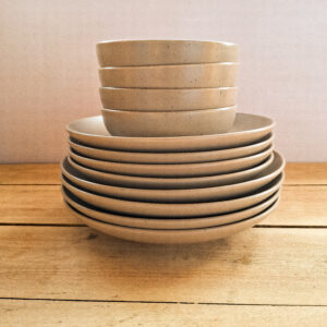 Brown dinnerware set(12 pieces)